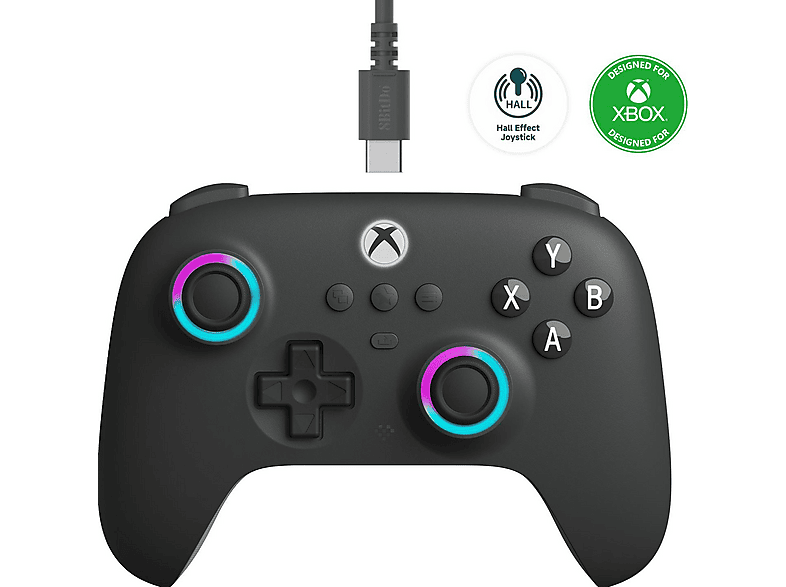 8BitDo Ultimate C Wired Xbox Gaming Controller Grau für Xbox Series, Xbox One, PC