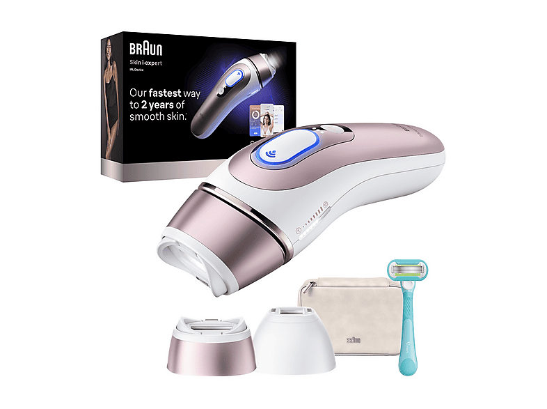 EPILATORE LUCE PULSATA BRAUN IPL PL7211 WHT/BRNZ, 3 livelli di funzione