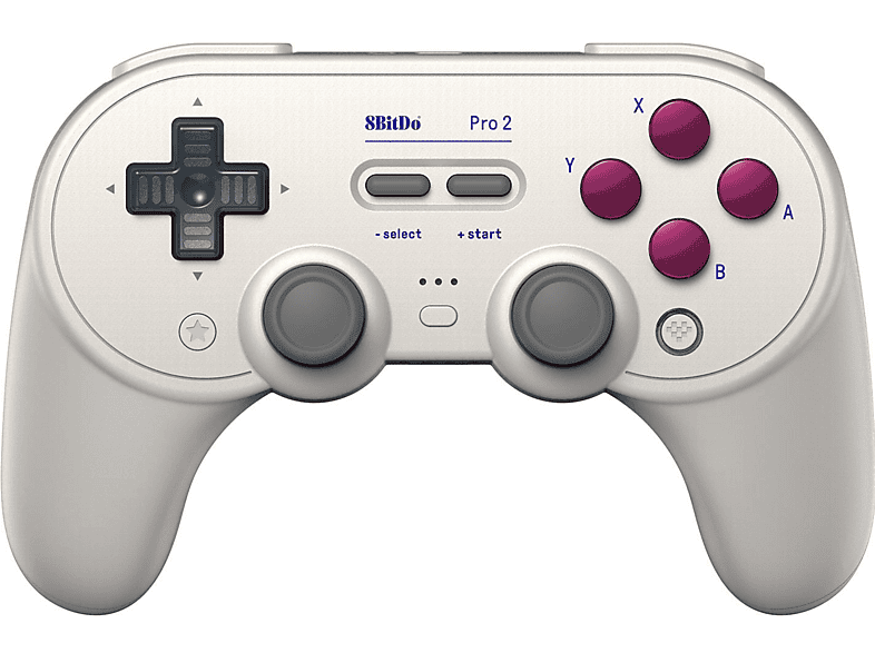 8BitDo Pro 2 pad classic Gaming Controller Classic Grau für Nintendo Switch, Nintendo Switch 2, PC, Android, iOS