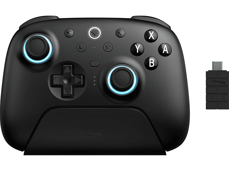 8BitDo Ultimate 2 bluetooth Gaming Controller Schwarz für Nintendo Switch, Nintendo Switch 2, PC