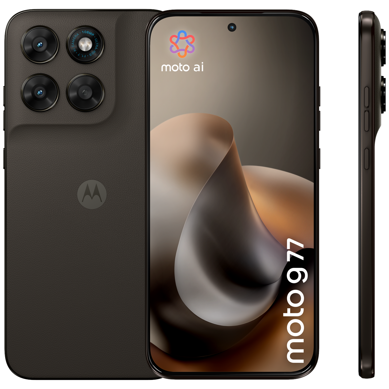 Motorola Moto G77 - 256 Gb Black Olive afbeelding