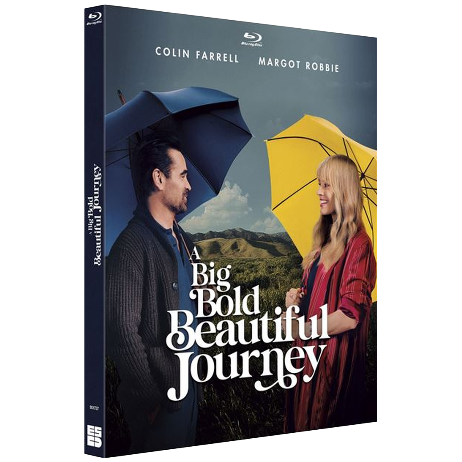 Deux personnes sous des parapluies, couverture de film