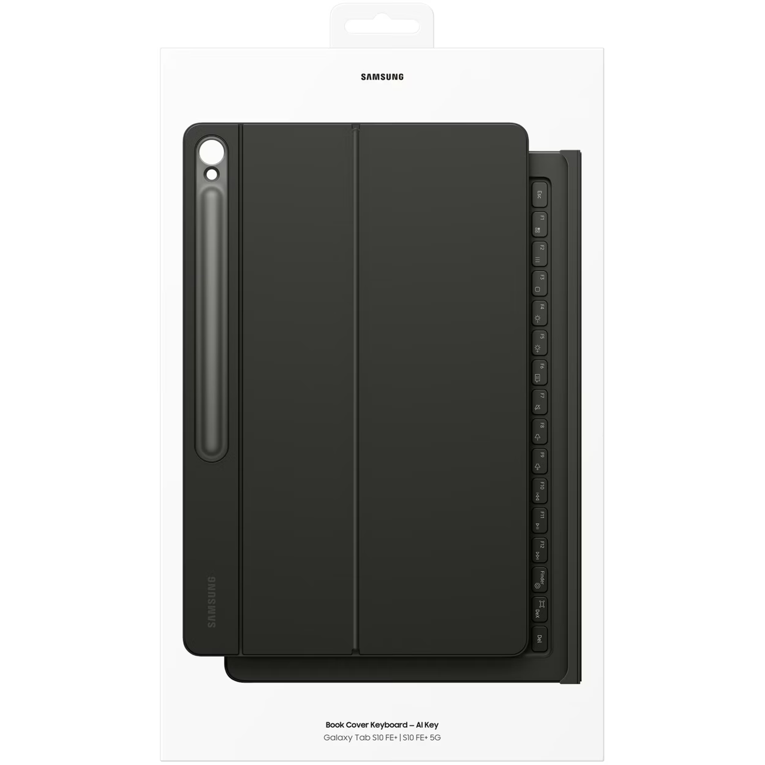 SAMSUNG Galaxy Tab S10 FE+ Keyboard Cover Beschermhoes Zwart