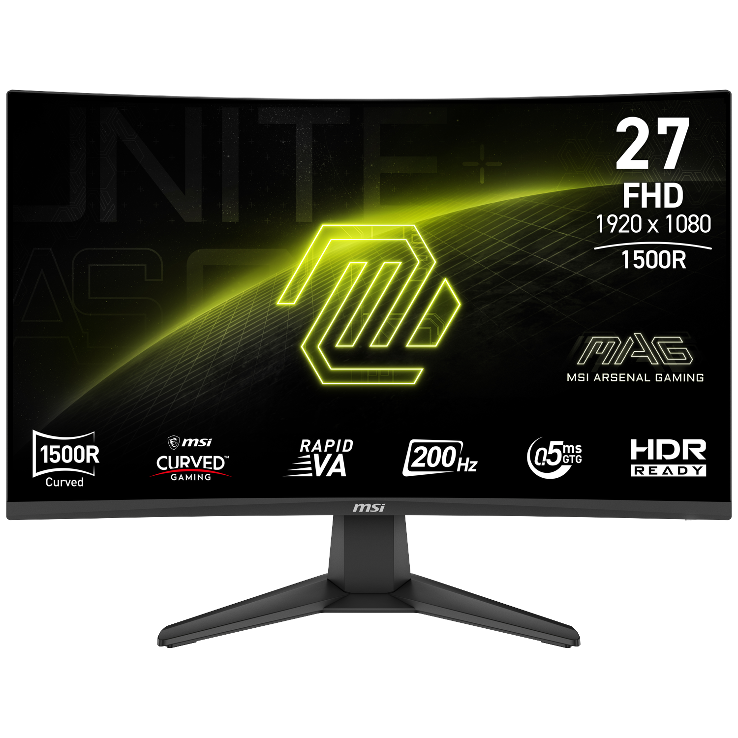 MSI Mag 276cf E20 27 Inch Full Hd 1920 X 1080 Pixels Va (vertical Alignment)