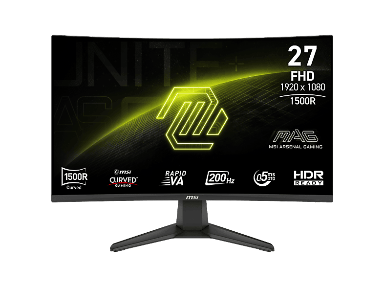MSI Mag 276cf E20 - 27 Inch Full Hd 1920 X 1080 Pixels Va (vertical Alignment)