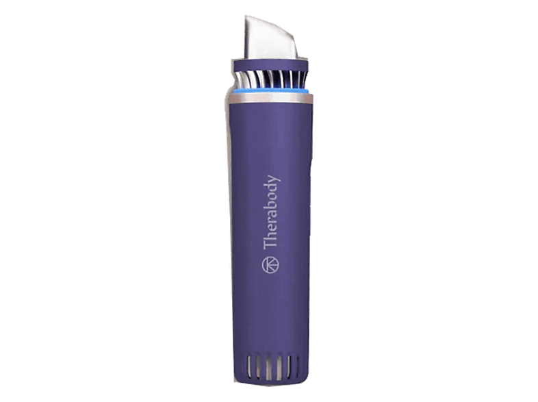 Masajeador facial - Therabody TheraFace Depuffing Wand, Para Cara, 38 min Autonomía, Frío y Calor, Reduce Bolsas, Realza Brillo, Índigo