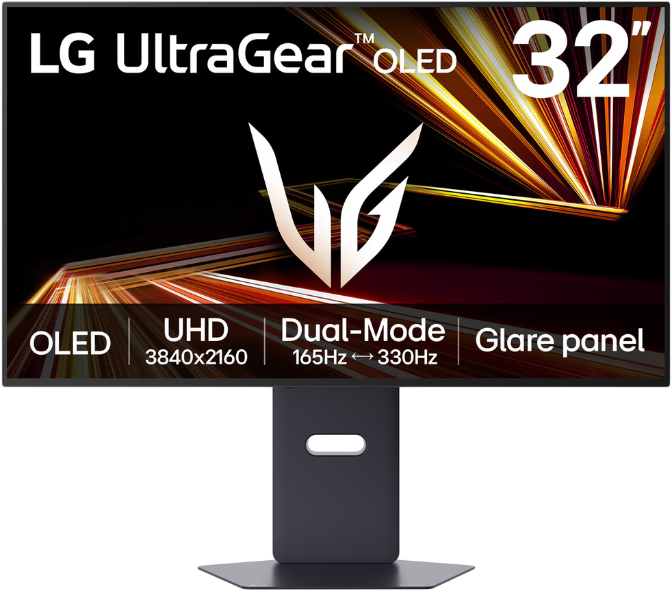 LG UltraGear 32GX850A-B.AEU 32'' Sík 4K 165 Hz 16:9 OLED Gamer Monitor