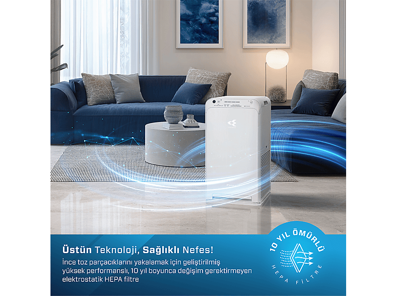 冷凍PS50 PM50 ADL50 S100 DAIKIN MC55W Hava Temizleme Cihazı Fiyat & Özellik | MediaMarkt