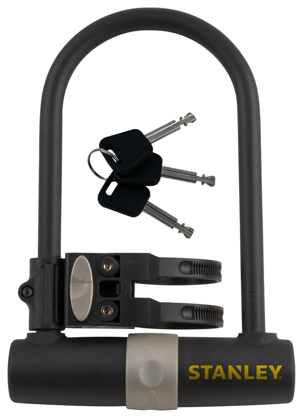 STANLEY Kerékpár zár, U-alakú, 3 kulcsos, 247 mm hosszúság (S755-201)