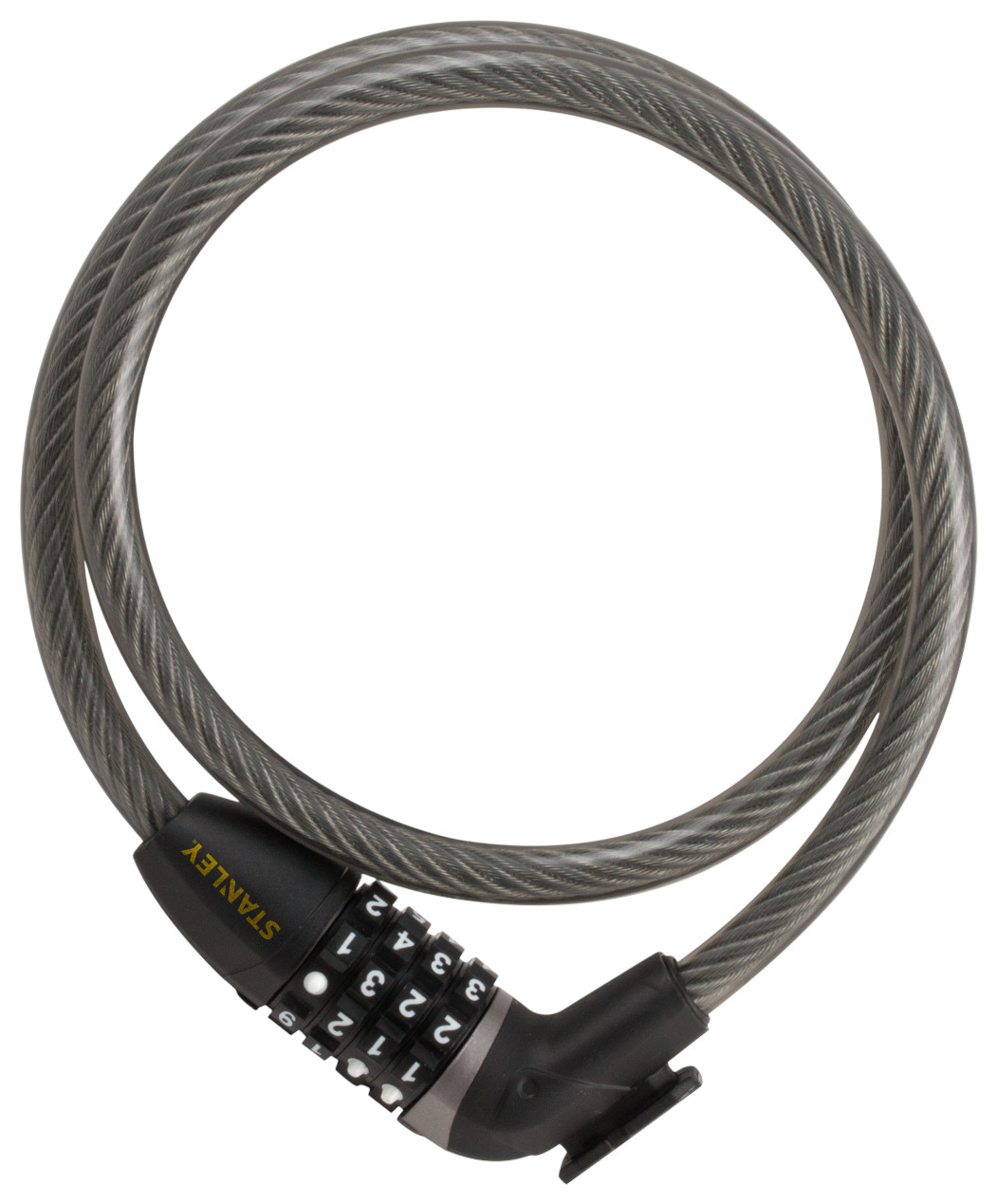 STANLEY Kábelkombinációs kerékpár zár, 9999 kombináció, 900 mm hosszúság (S755-205)
