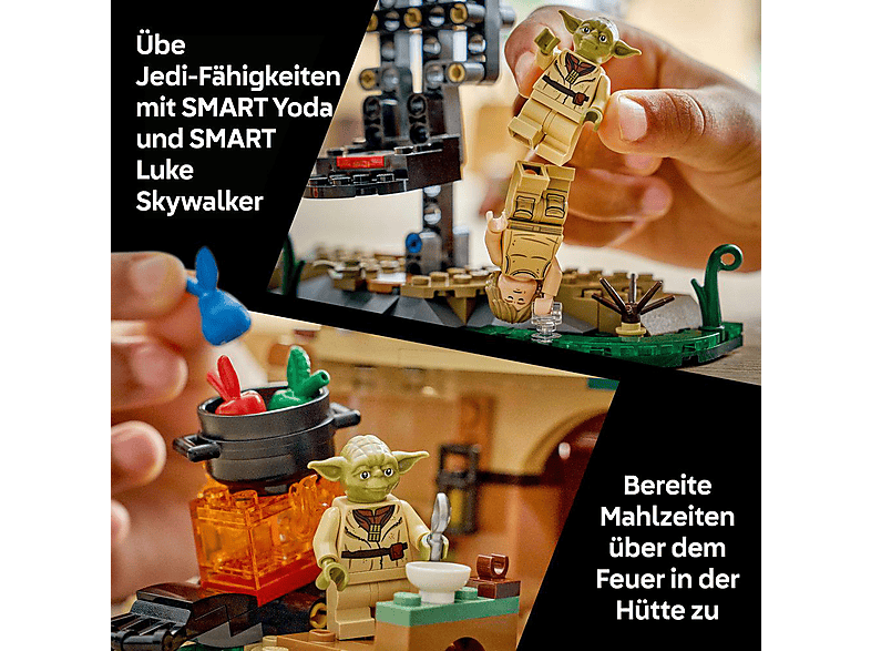 Thumbnail - LEGO Star Wars™ 75422 SMART Play: Jedi-Training an Yodas Hütte Bausatz, Mehrfarbig