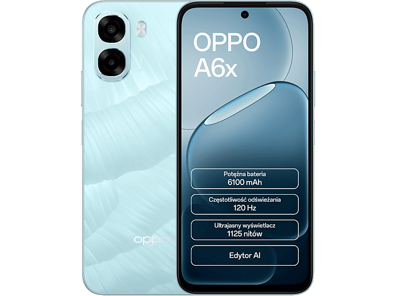 OPPO A6x 4/128GB 6,75" 120Hz 13Mpix Niebieski
