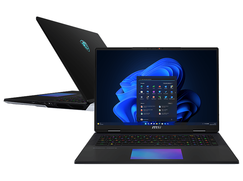 Laptop MSI Titan 18 HX AI A2XWIG-220PL WQXGA+ / Intel® Core™ Ultra 9 285HX 64 GB RAM 6 TB SSD GeForce RTX™ 5080 Windows 11 Pro Czarny