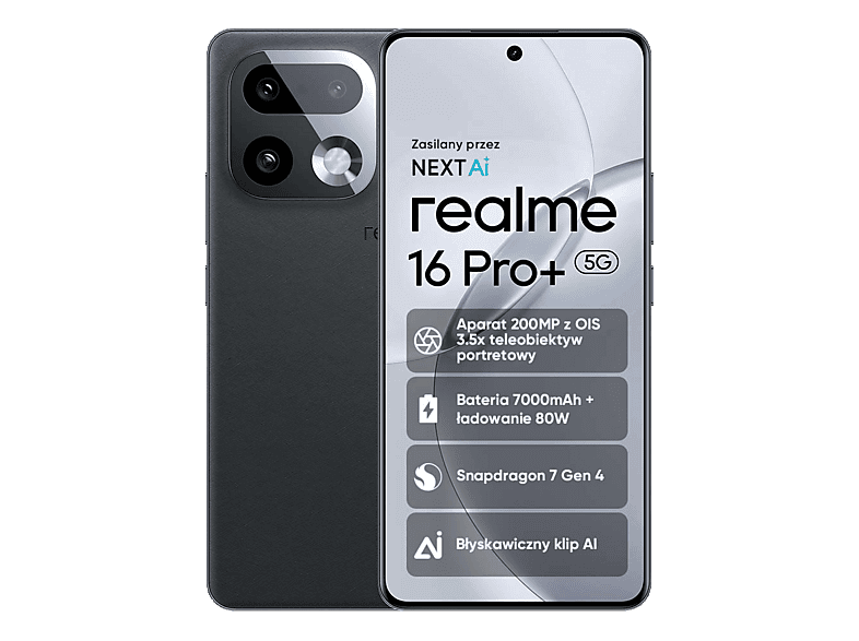 realme 16 Pro+ 5G 12/512GB Master Grey