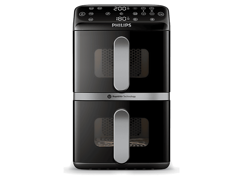 Philips Ovi Stacked Dual Basket NA461/00 2750W 10l Aplikacja mobilna