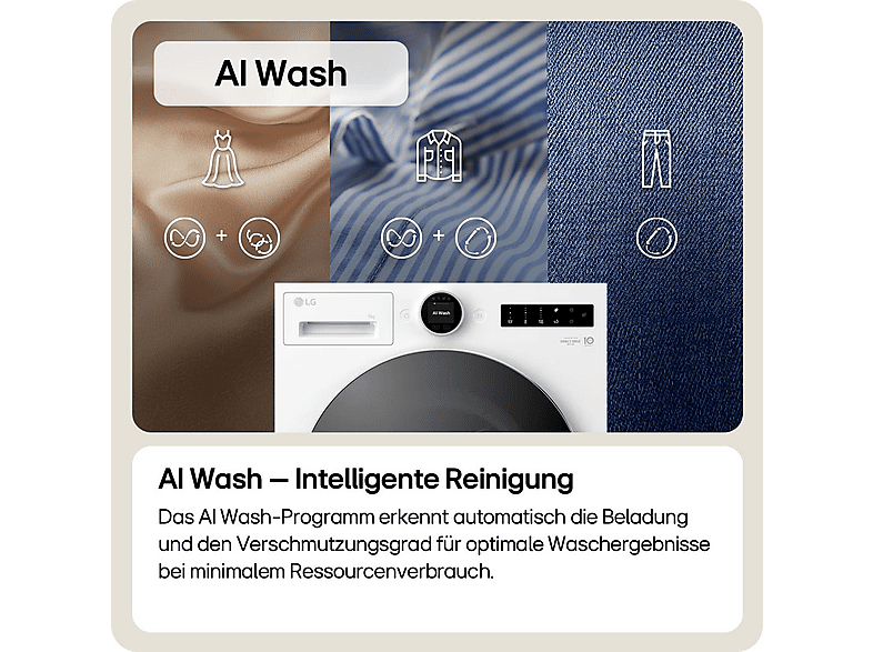 LG F2X7SLIM9B SLIM FIT Waschmaschine (9 kg, 1170 U/Min., A)