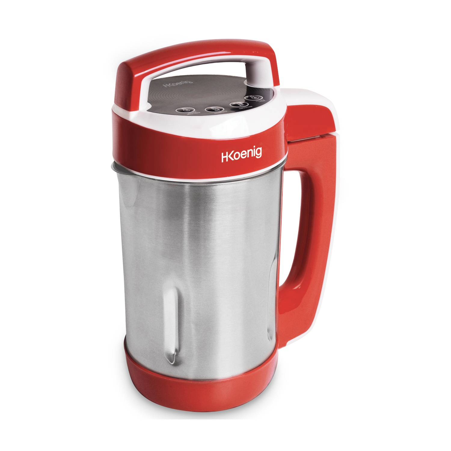 H.Koenig Mxc18 Robot DA Cucina, 850 W, capacità ciotola 1,1 l, Rosso e argento