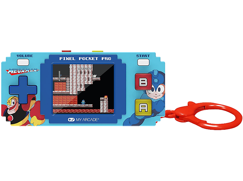 My Arcade Pixel Pocket Pro Mega Man Konsole Portable Gaming System; Tragbares Gaming-System