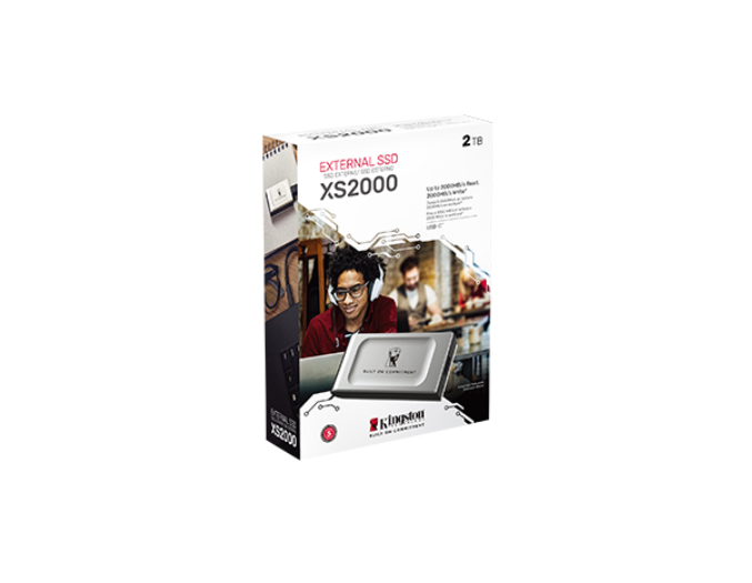 Kingston XS2000 2TB ポータブルSSD【新品・未開封】 KINGSTON 2TB XS2000 BOC External USB-C 3.2 Gen 2 SATA Portable SSD