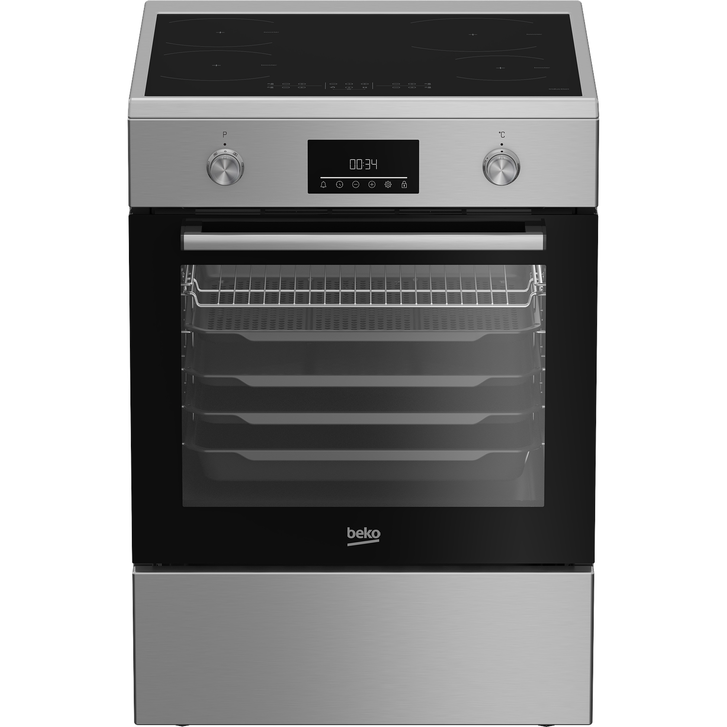 Beko Fbma6930gx Aeroperfect Fornuis Inductie 3-fasen (perilex) Breedte 60 Cm
