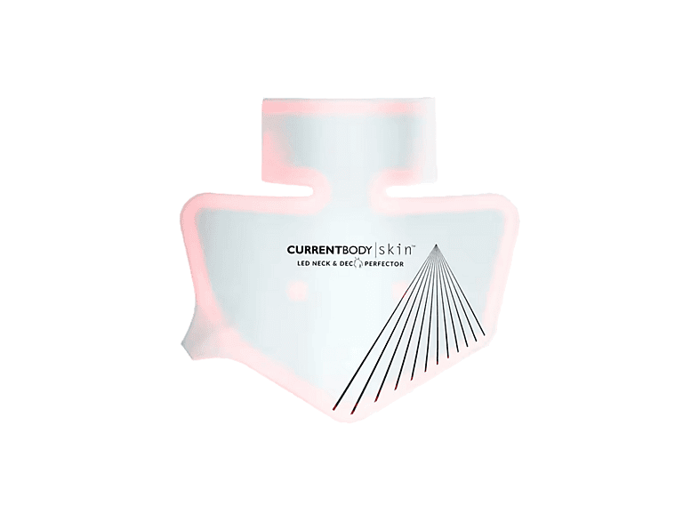 Máscara LED - CurrentBody CBD-114-KAI Cuello y escote, 50 LEDs rojos (633 nm) infrarrojos cercanos (830 nm), Blanco