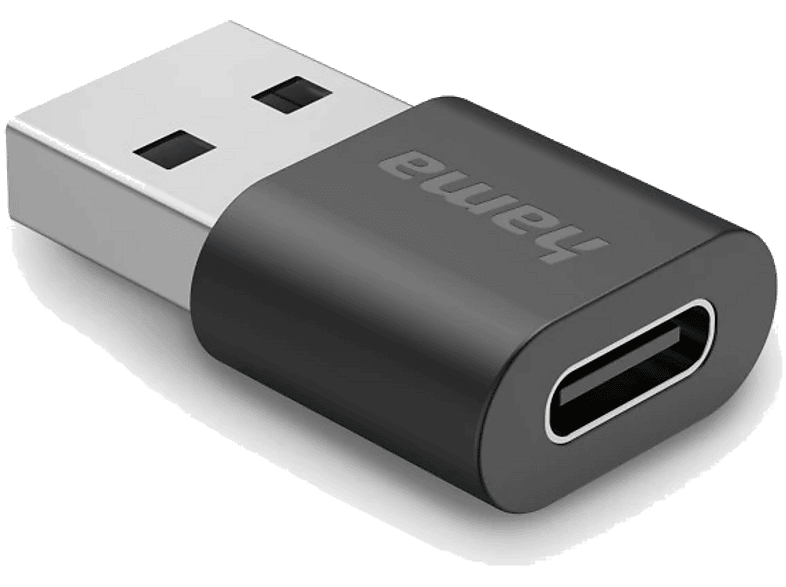 Adapter USB HAMA USB-A na USB-C 3.2 Gen2 10 Gb/s Czarny
