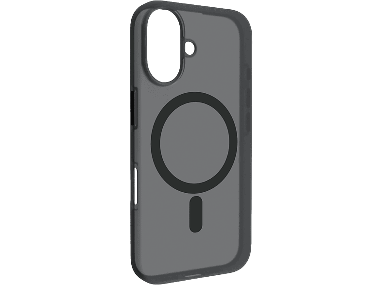 PURO Hülle Daylight mit MagSafe Backcover, für Apple iPhone 16, Schwarz; Schutzhülle
