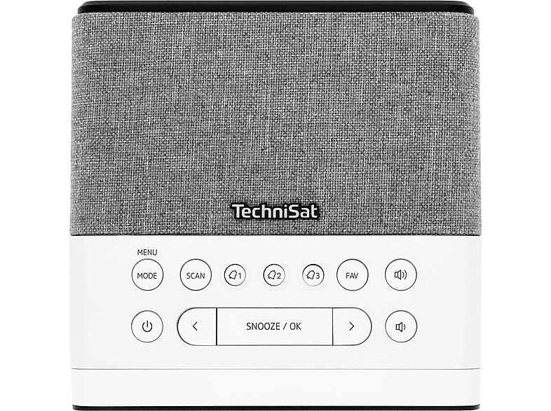 Thumbnail - TECHNISAT DIGITRADIO 52 ASA DAB+ Radio, DAB+, AM, FM, Bluetooth, Grau/Weiß