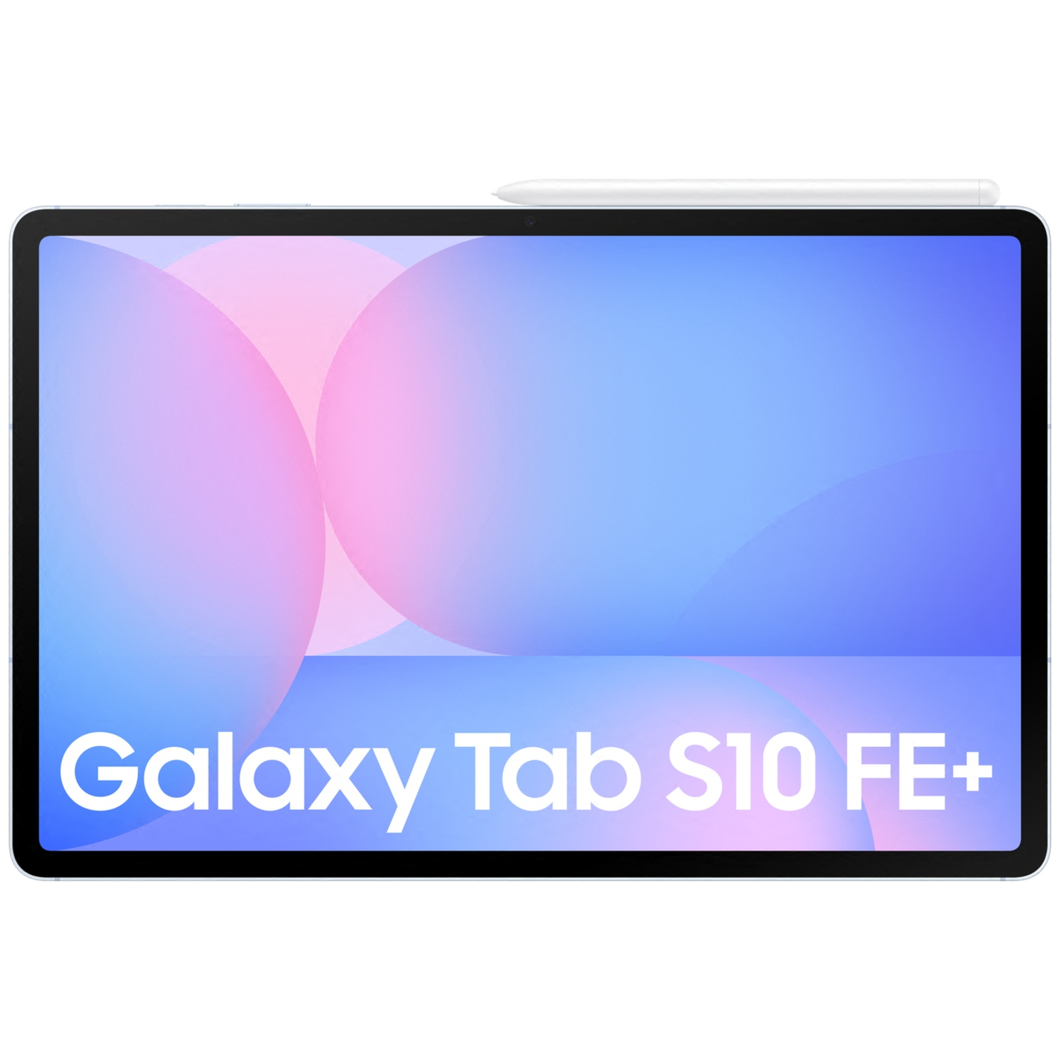 A tablet with a stylus, labeled 'Galaxy Tab S10 FE+'.