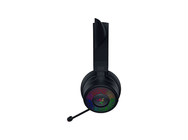 RAZER Kraken Kitty V3 Pro KBS Kulak Üstü Oyuncu Kulaklığı Siyah