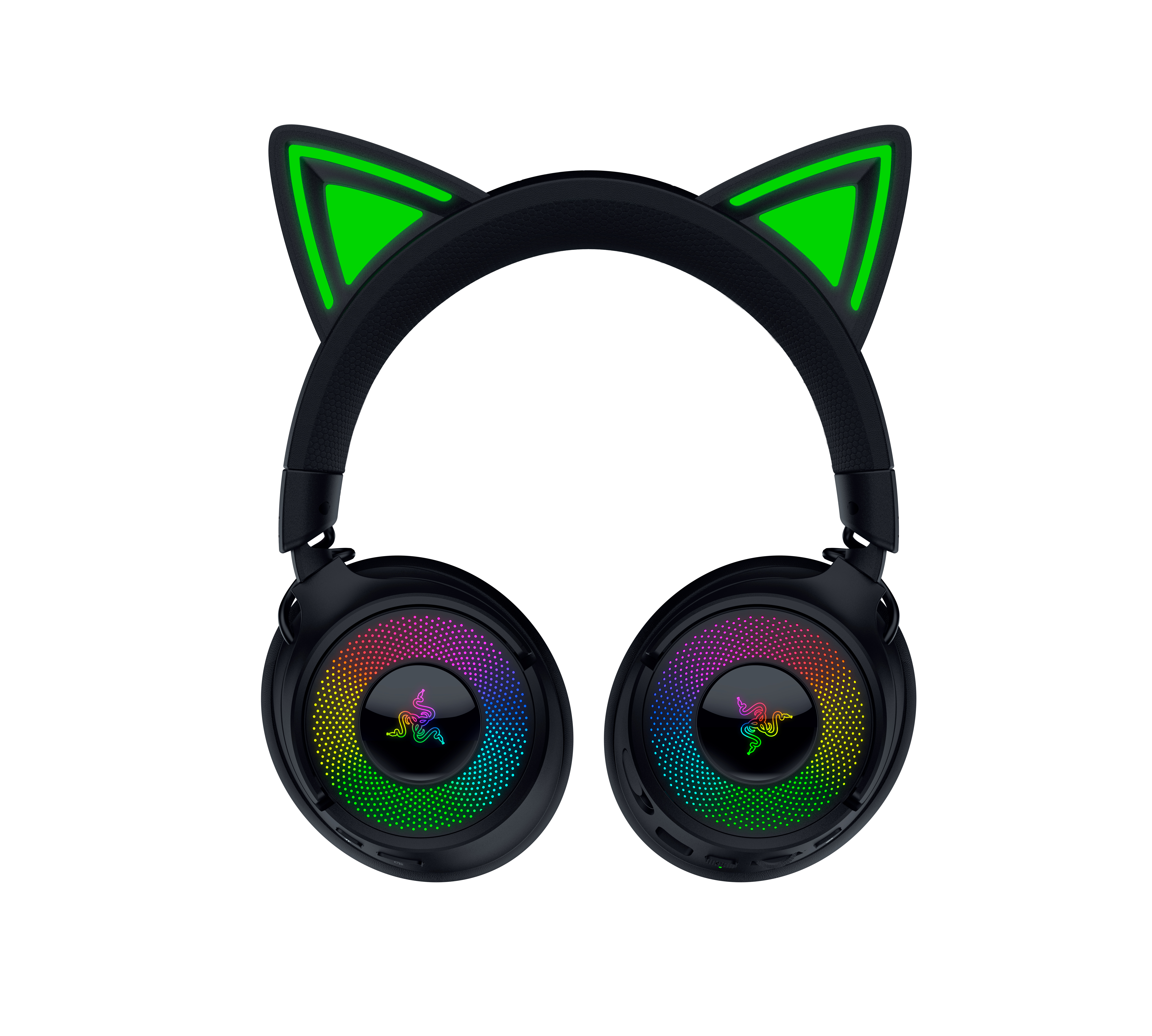 RAZER Kraken Kitty V3 Pro KBS Kulak Üstü Oyuncu Kulaklığı Siyah