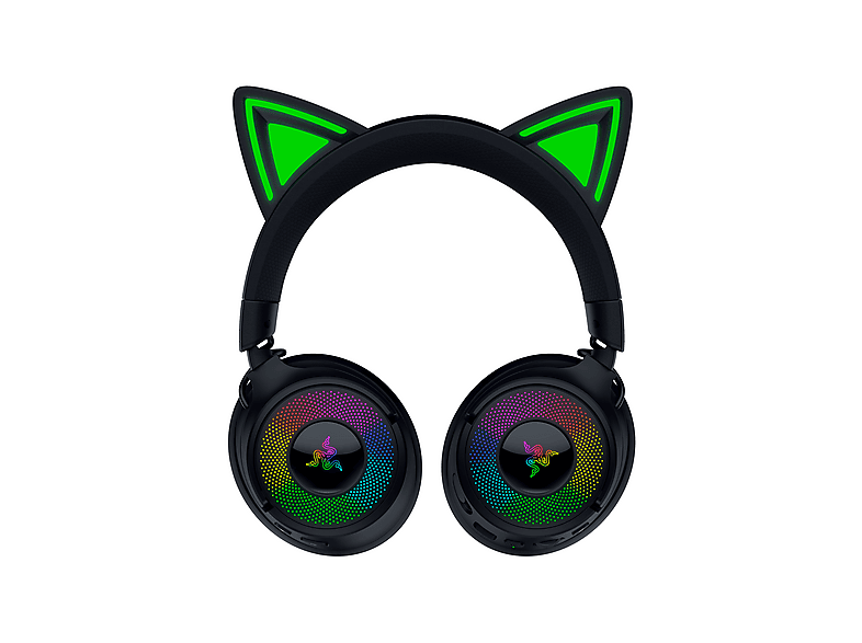 RAZER Kraken Kitty V3 Pro KBS Kulak Üstü Oyuncu Kulaklığı Siyah