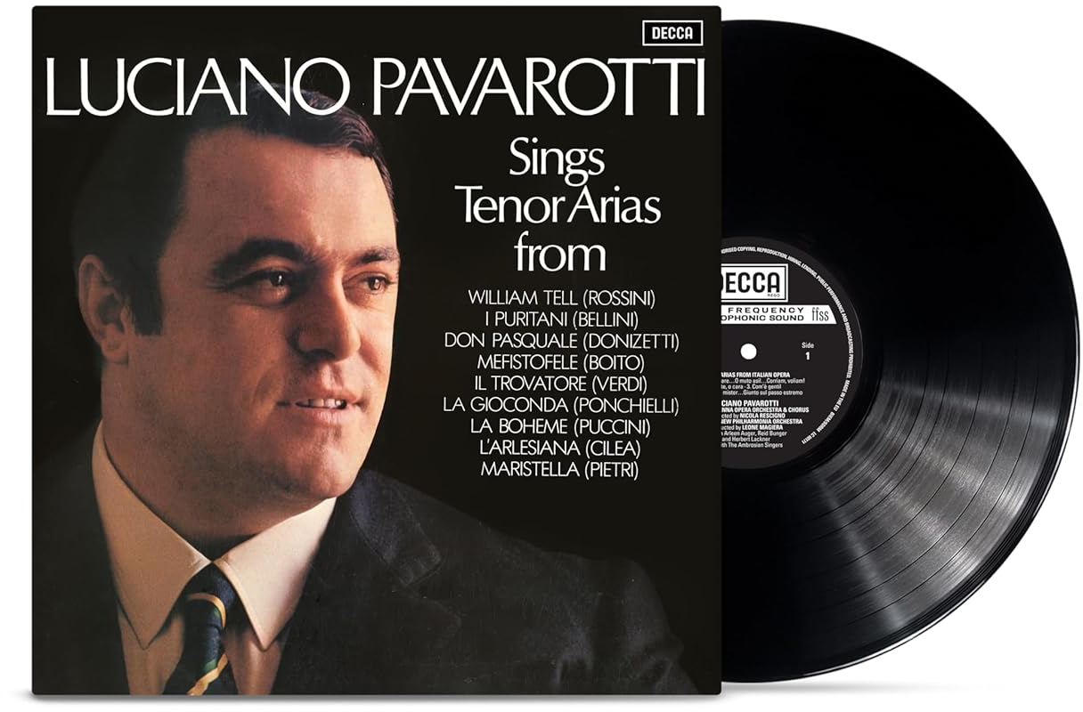 Luciano Pavarotti - Sings Tenor Arias From Italian Opera (Remastered) (Vinyl LP (nagylemez))