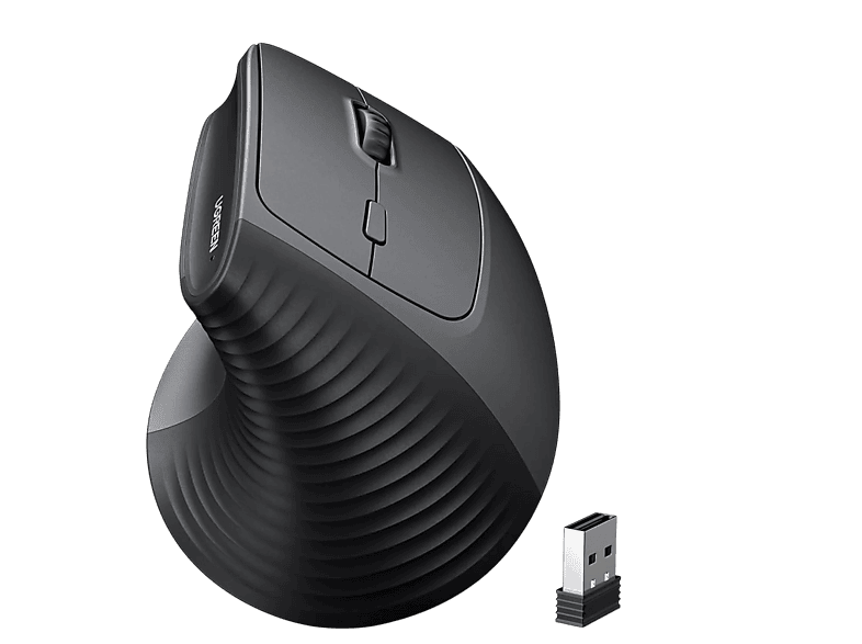 UGREEN Dikey Ergonomik Kablosuz Mouse Siyah, 55916