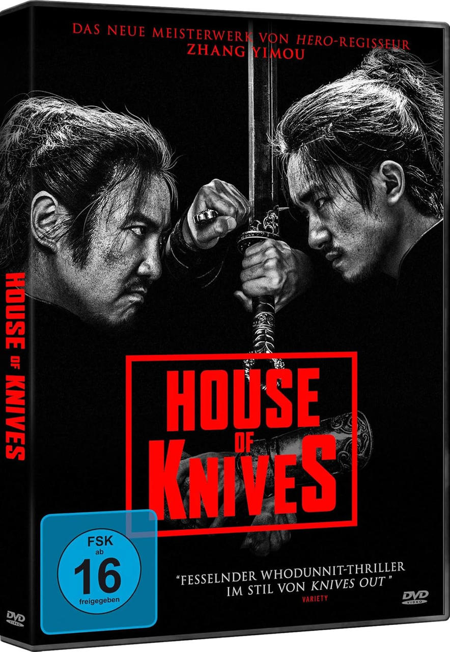 Zwei Männer mit Schwertern, Filmtitel 'House of Knives', FSK 16.
