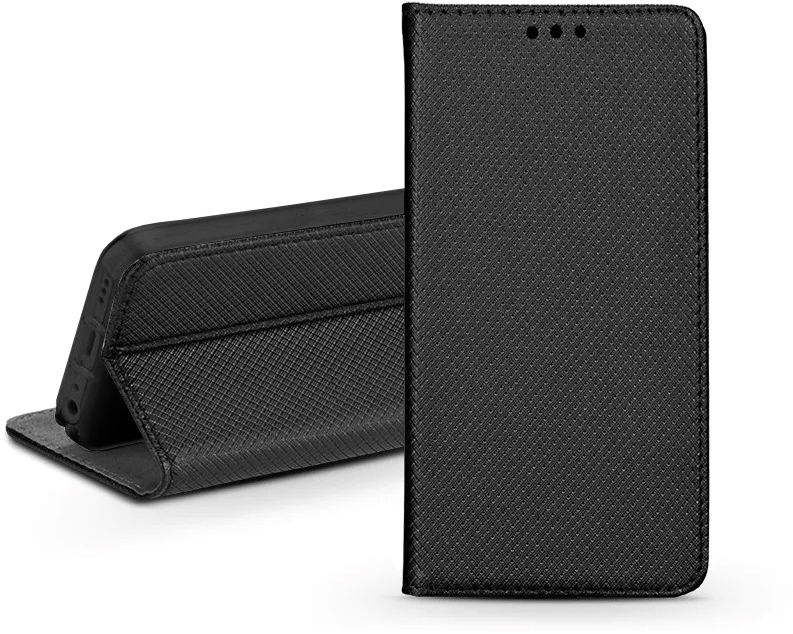 HAFFNER Xiaomi Redmi Note 14 Pro 5G/Note Pro+ 5G oldalra nyíló tok, fekete (HF944658)