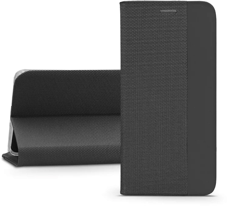 HAFFNER Samsung Galaxy A15 4G/5G oldalra nyíló tok, fekete (HF240010)