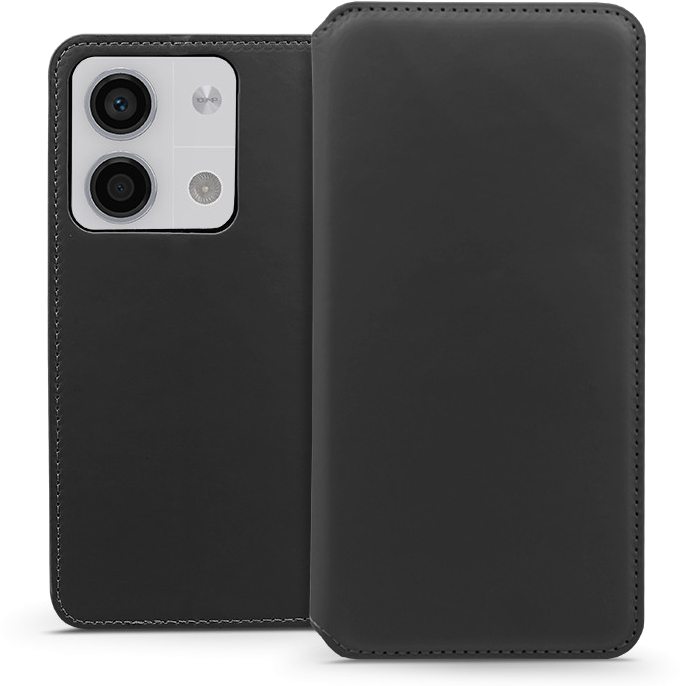 HAFFNER Xiaomi Redmi Note 13 5G oldalra nyíló tok, fekete (HF277627)
