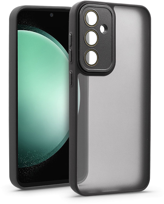 HAFFNER Samsung Galaxy S23 FE Variete tok kameravédő üveggel, fekete (HF238338)