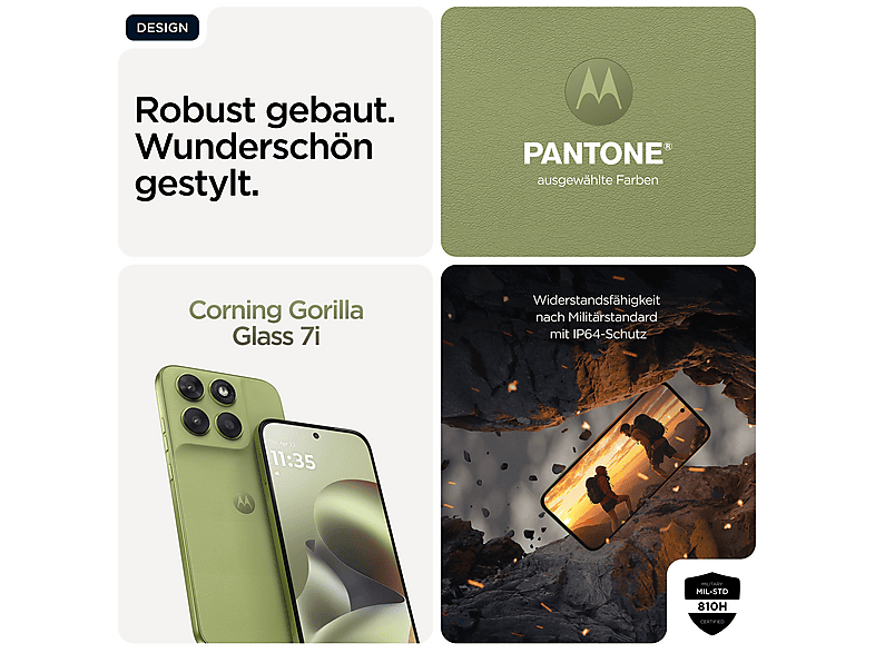 Thumbnail - MOTOROLA moto g67 128 GB Nile Dual SIM