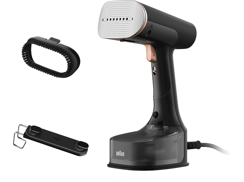 Braun GS 7077BK Quickstyle 7 Dampfbürste (1600 Watt, 0,25 l Wassertank, Schwarz)
