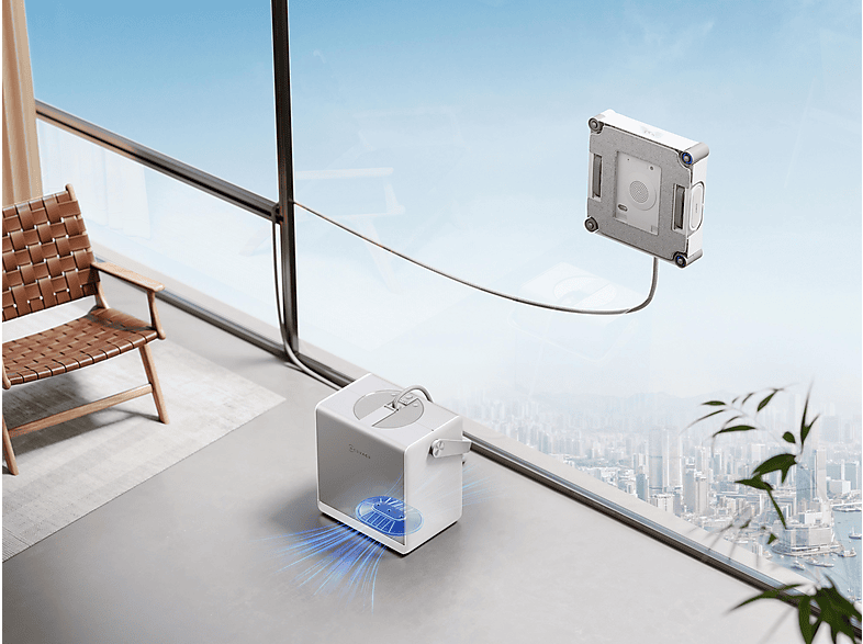 Ecovacs Winbot W2S Omni Fensterputzroboter (Weiß, Laufzeit: 110 min.) — Foto 3 von 5