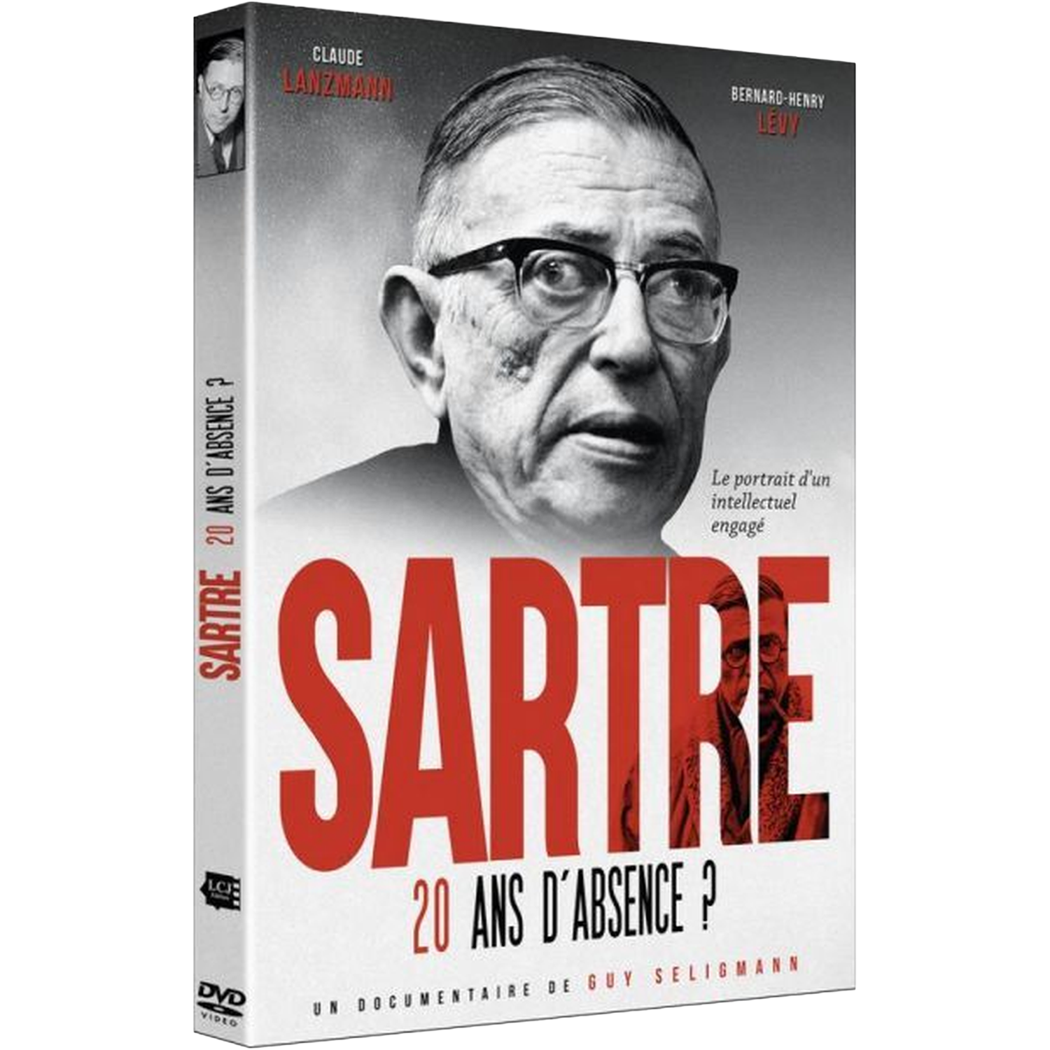 Couverture DVD de Sartre : 20 ans d'absence ? avec Jean-Paul Sartre et Claude Lanzmann.