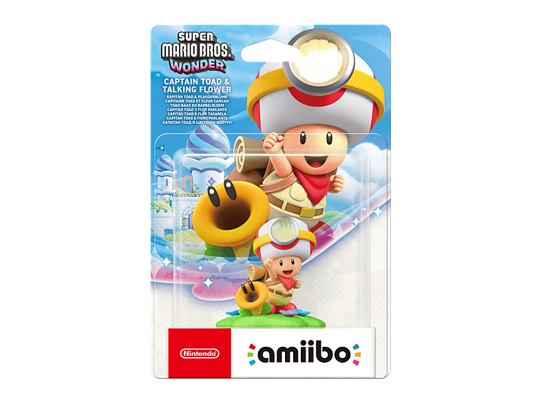 Figura Amiibo - Nintendo Super Mario Bros. Wonder: Captain Toad & Talking Flower