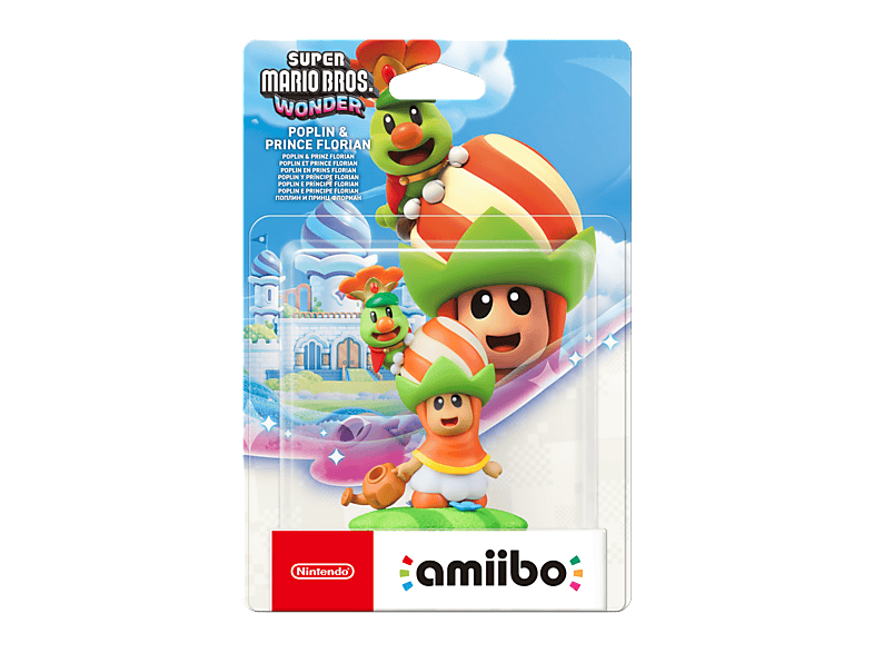Figura Amiibo - Nintendo Super Mario Bros. Wonder: Poplin & Prince Florian