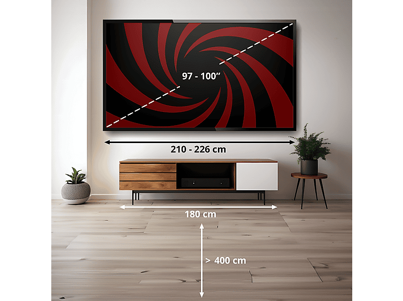 LG Electronics OLED97G67LW (2026) 97 Zoll 4K OLED evo Gallery Design AI TV; OLED TV — Foto 2 von 5