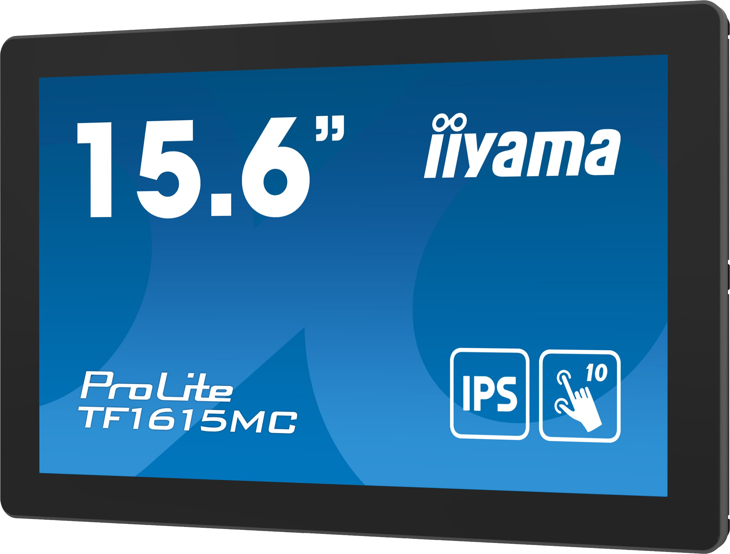 Ein 15,6-Zoll-Touchscreen-Monitor mit IPS-Display und 10-Finger-Multitouch.