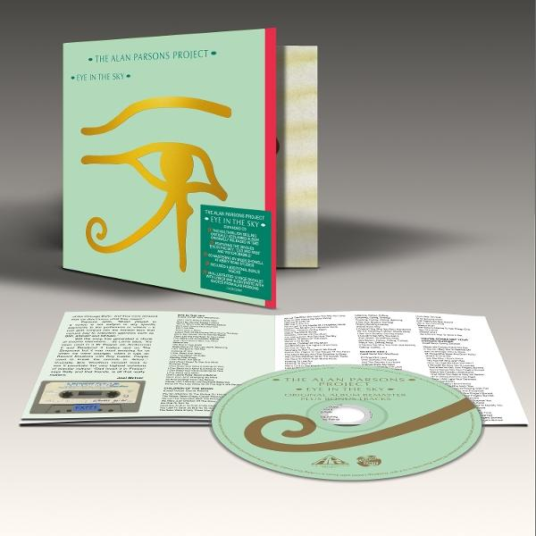Albumcover mit ägyptischem Auge, CD und Booklet. Das Alan Parsons Project.