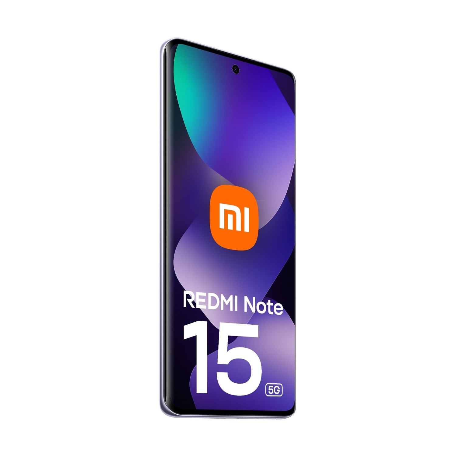 Uno smartphone con il logo Xiaomi, REDMI Note, 15 e 5G.