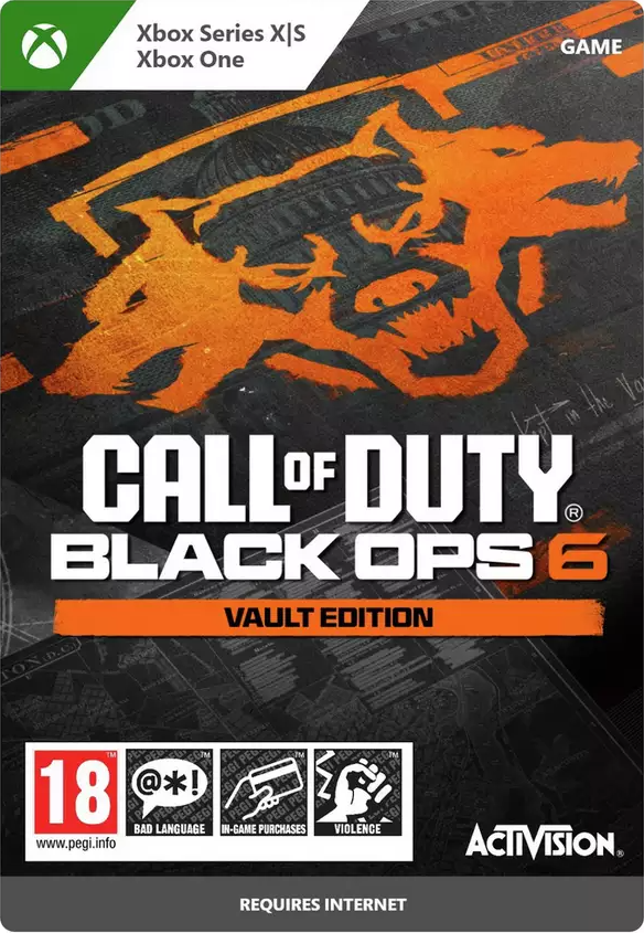 Microsoft Call Of Duty Black Ops 6 - Vault Edition (download Code) Xbox Series X & One